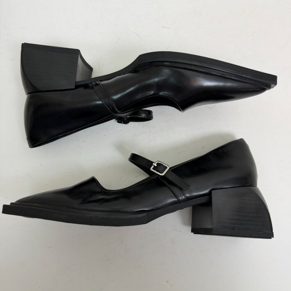 NWT Vagabond Vivian Leather Mary Jane Heels in Black Size EU 39 - Picture 11 of 16